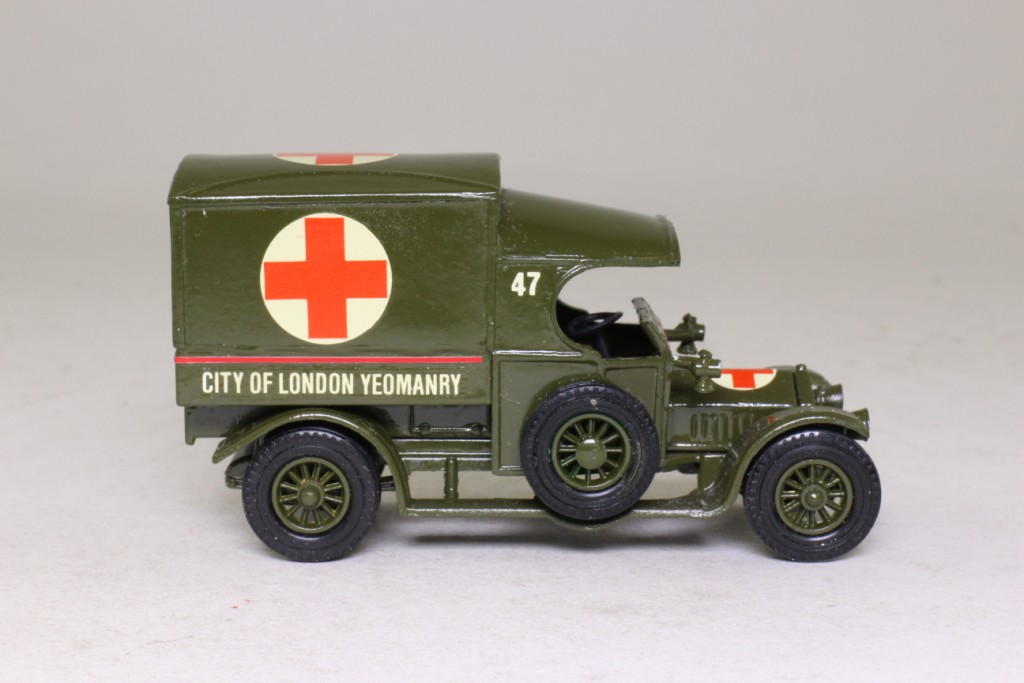 AC85; City of London Yeomanry Ambulance; 1918 Crossley Lorry